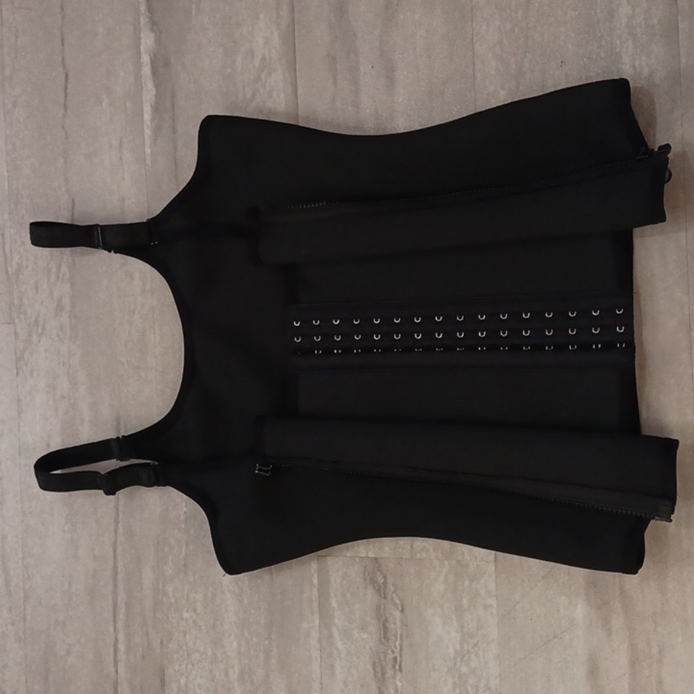 Black Slimming vest - waist & belly. Size large. - Picture 2 of 15